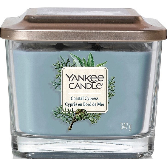 Yankee Candle Coastal Cypress Elevation mittleres Glas 3 Dochte 347 g