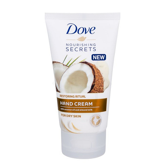 Dove Nourishing Secrets Pflegeritual Kokosnuss Handcreme für trockene Haut 75 ml