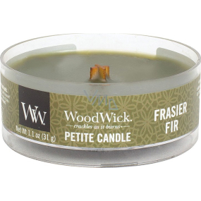 WoodWick Frasier Fir - Duftkerze Fraser Fir mit Wood Wick Petite 31 g