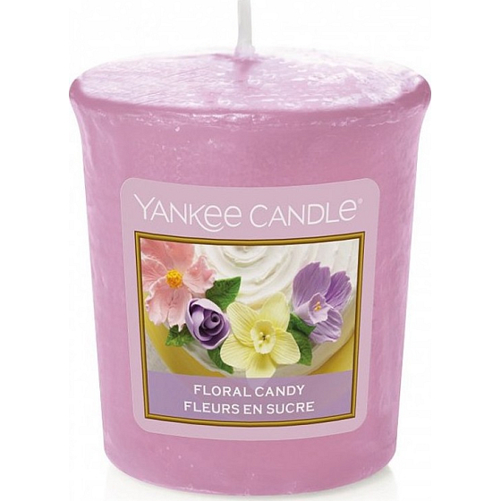 Yankee Candle Floral Candy - Kuchen mit duftenden Votivkerzen 49 g