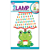 Selbstklebende Wandleuchte beleuchtet Frosch 35 x 20 x 3 cm