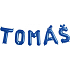 Albi Aufblasbarer Name Tomáš 49 cm