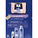 Nivea Smooth Care Körperlotion 400 ml + Duschgel 250 ml + Antitranspirant Roll-on 50 ml + Etui, Kosmetikset für Frauen