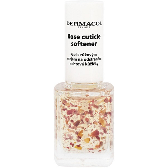 Dermacol Rose Cuticle Softener Gel mit Rosenöl zum Entfernen der Nagelhaut