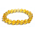 Citrin Armband elastisch Naturstein, Kugel 8 mm / 16-17 cm, Stein des Überflusses, Erfolg