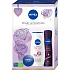 Nivea Pearl & Diamond Pearl & Beauty Antitranspirant Deodorant Spray 150 ml + Diamond & Argan Oil Duschgel 250 ml + Creme für die Basispflege 30 ml, Kosmetikset für Frauen