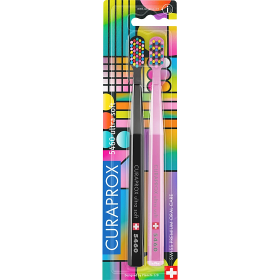 Curaprox CS 5460 Ultra Soft Limited Edition weichste Zahnbürste 2 Stück