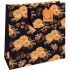 Nekupto Geschenkpapier Tasche Luxus 33 x 33 cm Weihnachten Orange mit Zimt