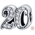 Charme Sterling Silber 925, 20 Jahrestag, Perle auf Armband