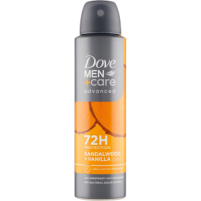 Dove Men+Care Advanced Sandalwood&Vanilla Antiperspirant sprej 150ml