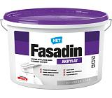 Het Fasadin Fassadenfarbe mit feiner Körnung, weiß, 7 kg