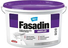 Het Fasadin Fassadenfarbe mit feiner Körnung, weiß, 7 kg