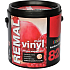 REMAL Vinyl Color mat waschbare Wandfarbe, 820 korallenrot, 3,2 kg