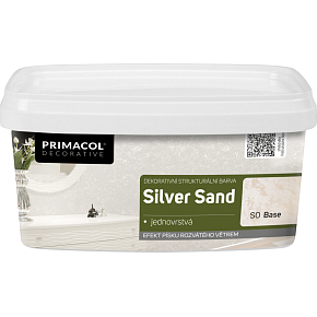Primacol Decorative Silver Sand dekorative Strukturfarbe, S0 Basis, 1 l