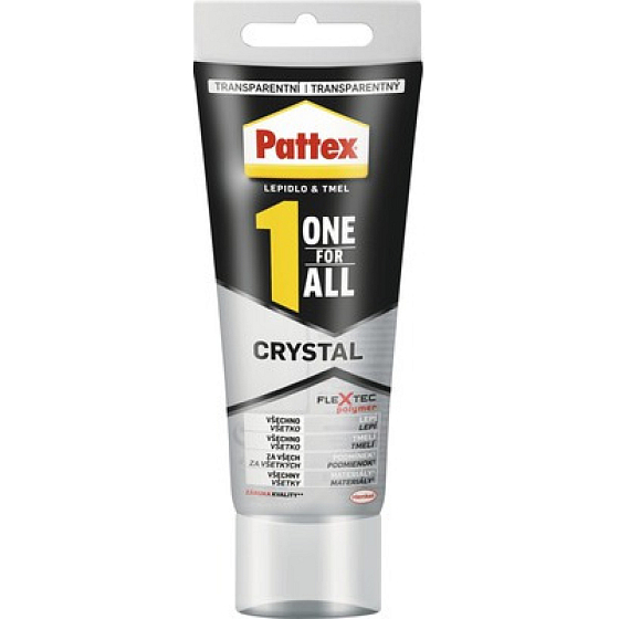 Pattex One For All Crystal universelles Montagekleber transparent, Tube 80 g