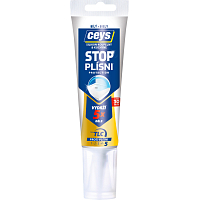 Ceys Stop Schimmel Sanitärsilikon, weiß, Tube 125 ml