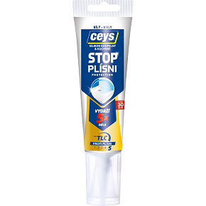 Ceys Stop Schimmel Sanitärsilikon, weiß, Tube 125 ml
