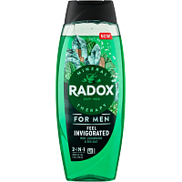 Radox Feel Invigorated 2v1 Duschgel und Shampoo für Männer 400 ml