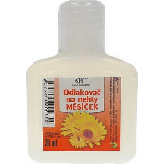Bione Cosmetics Marigold Nagellackentferner 30 ml Travel Pack