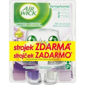Air Wick Symphonia Weißer Lavendel und Kamille elektrischer Erfrischer 2x10 ml + Rasierer
