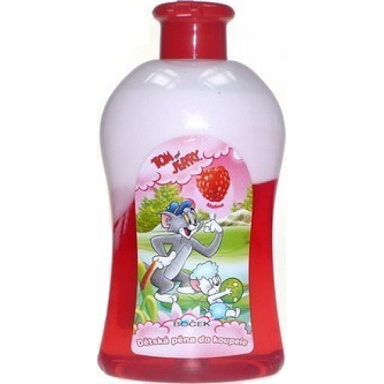 Boček Tom und Jerry Himbeeröl Badeschaum für Kinder 500 ml