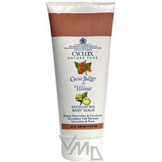 Cyclax Nature Pure Kakaobutter und Walnuss Körper Peeling 200 ml