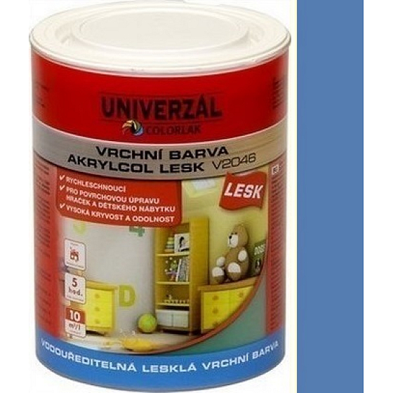 Colorlak Acrylmatte V2045 wasserlöslicher matter Decklack Eisblau 0,6 l
