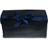 Dove Etue dunkelblauer Stoff mit Schleife 23 x 15 x 10 cm 1 Stück