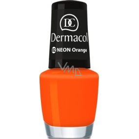 Dermacol Neon Polish Neon Nagellack 02 Neon Orange 5 ml