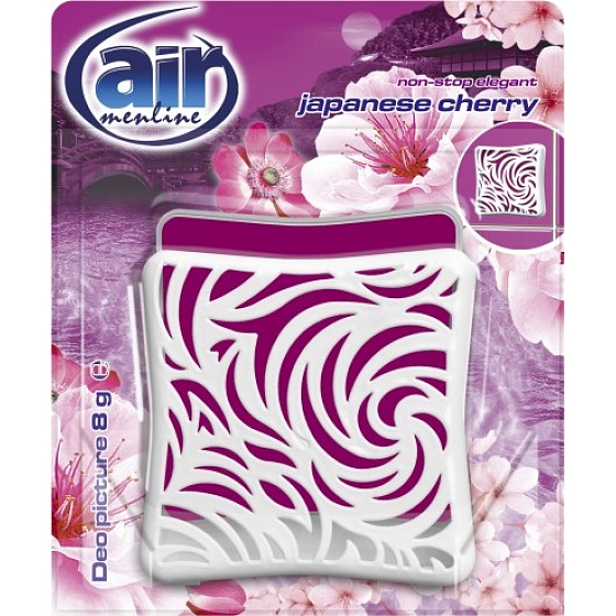 Air Menline Deo Bild Non Stop Eleganter japanischer Kirschgel Lufterfrischer 8 g