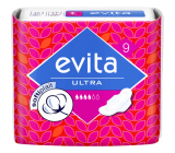 Evita Ultra Softiplait Damenbinden mit Flügeln 9 Stück