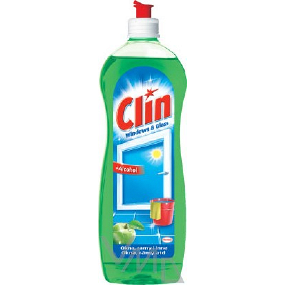 Clin Apple mit dem Duft von Apfelreiniger für Fenster und Rahmen 750 ml