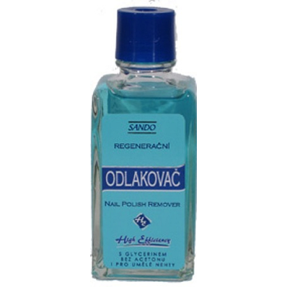 Sando Glycerin regenerierender Nagellackentferner blau 50 ml