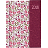 Albi Tagebuch 2018 mit Magnet Romantische Blumen 13 cm × 18 cm × 1 cm