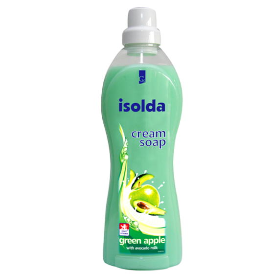 Isolda Amadeus Grüner Apfel mit Avocadomilch-Flüssigseife 1 l