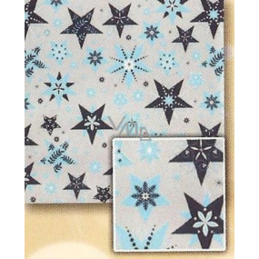 Nekupto Geschenkpapier 70 x 200 cm Weihnachtsblau, Sterne