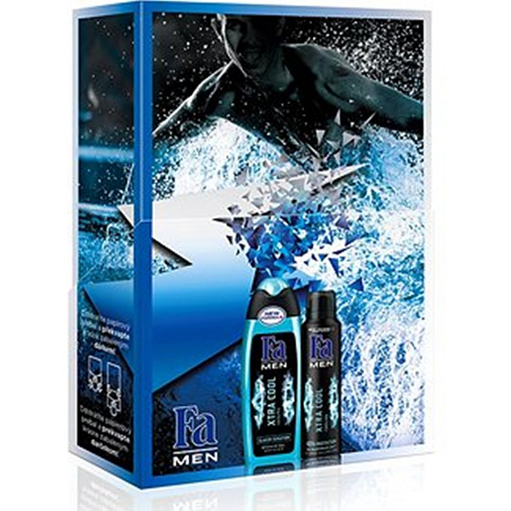 Fa Men Xtra Cool 250 ml Duschgel + 150 ml Deospray, Kosmetikset