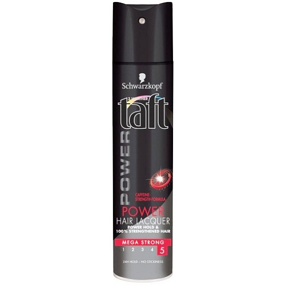 Taft Power Koffein Mega Stark Mega stark straffendes Haarspray 250 ml