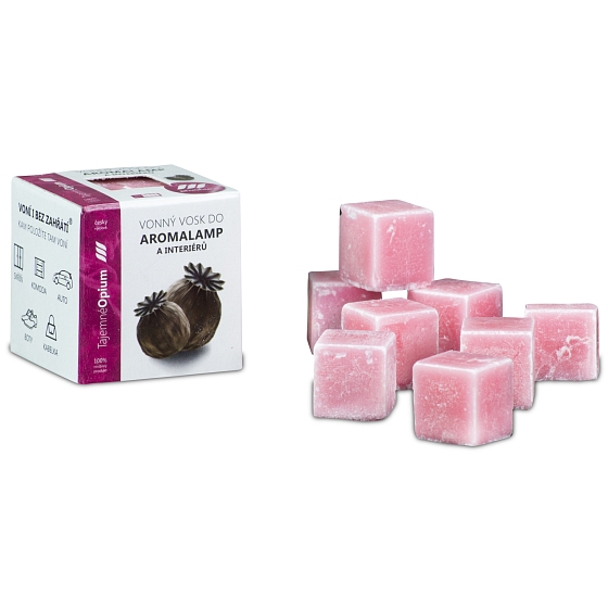 Cossack Mysterious Opium natürliches Duftwachs für Aromalampen und Interieurs 8 Würfel 30 g