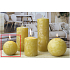Lima Eiskerze goldene Kugel 80 mm 1 Stück