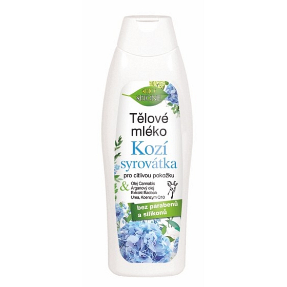 Bione Cosmetics Ziegenmolken-Körpermilch für empfindliche Haut 500 ml