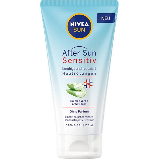 Nivea Sun After Sun Empfindliche beruhigende Gelcreme nach dem Sonnenbad 175 ml