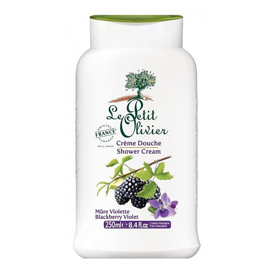Le Petit Olivier Brombeere und Veilchen Duschcreme 250 ml