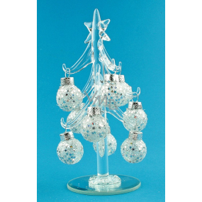Glassetzling mit Ornamenten 16 cm