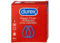 Durex Feel Thin Fetherlite Elite Extra geschmiertes Kondom, Nennweite 56 mm 3 Stück