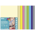 Apli Farbige Papiere A4 Mischung aus Pastellfarben 170 g 50 Blatt
