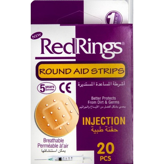 RedRings Injection runder Patch 20 Stück