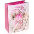 Nekupto Geschenkpapiertüte 23 x 18 x 10 cm Rosa Strauß 2011 30 KFM