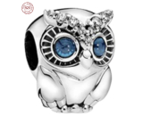 Sterling Silber 925 Wise Owl, Perle auf Armband Tier