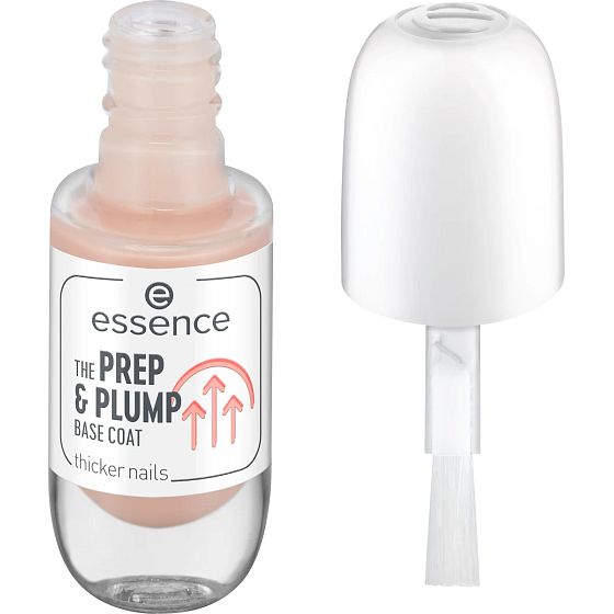 Essence Prep & Plump Unterlack mit Fülleffekt für stärkere Nägel 8 ml